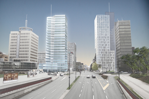 Severna mestna vrata - Bavarski dvor (vzhodna stran)