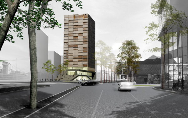 Veletekstil ob Masarykovi v Ljubljani