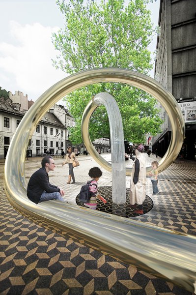 Ureditev vodne skulpture na stičišču Tomšičeve ulice in Slovenske ceste v Ljubljani