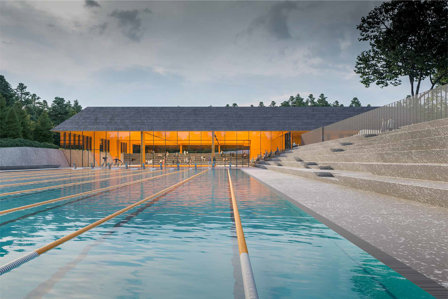 BAZENSKI KOMPLEKS V OKVIRU ŠPORTNO REKREACIJSKEGA PARKA V ČEŠČI VASI