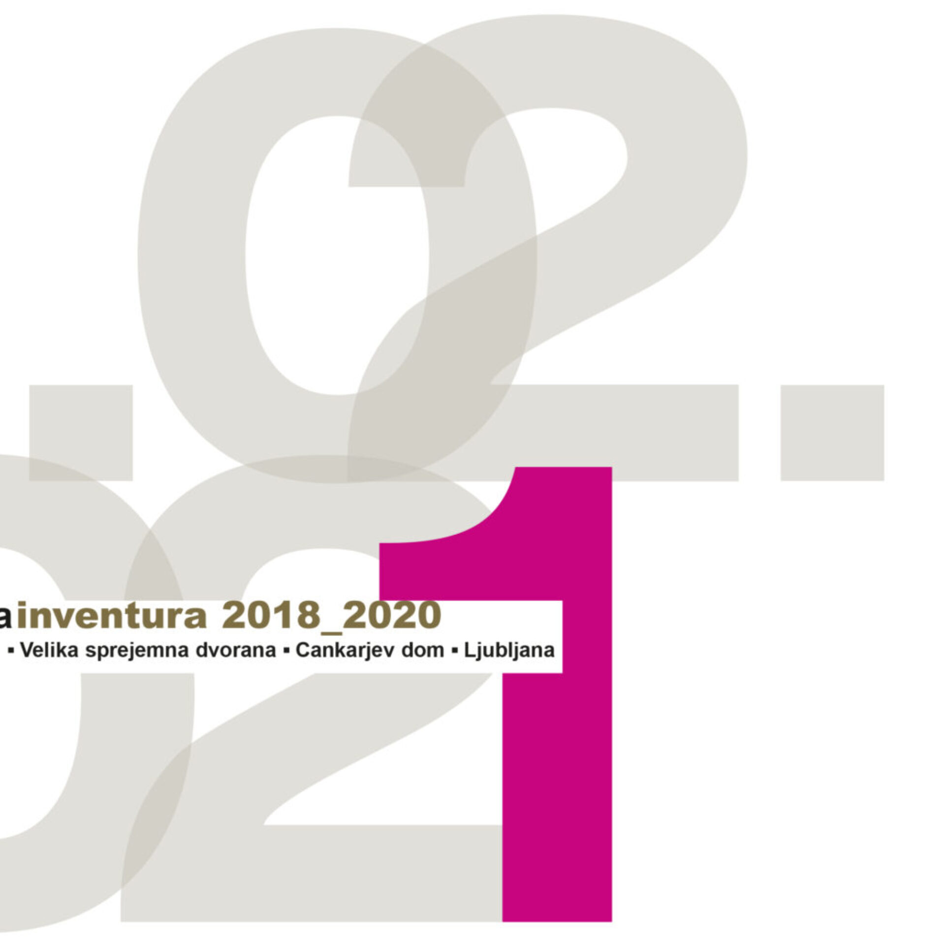 ARHITEKTURA INVENTURA 2018-2020