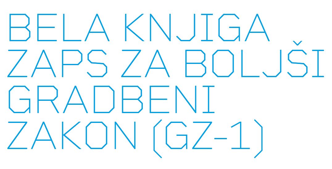 Novinarska konferenca in Bela knjiga ZAPS za boljši gradbeni zakon

