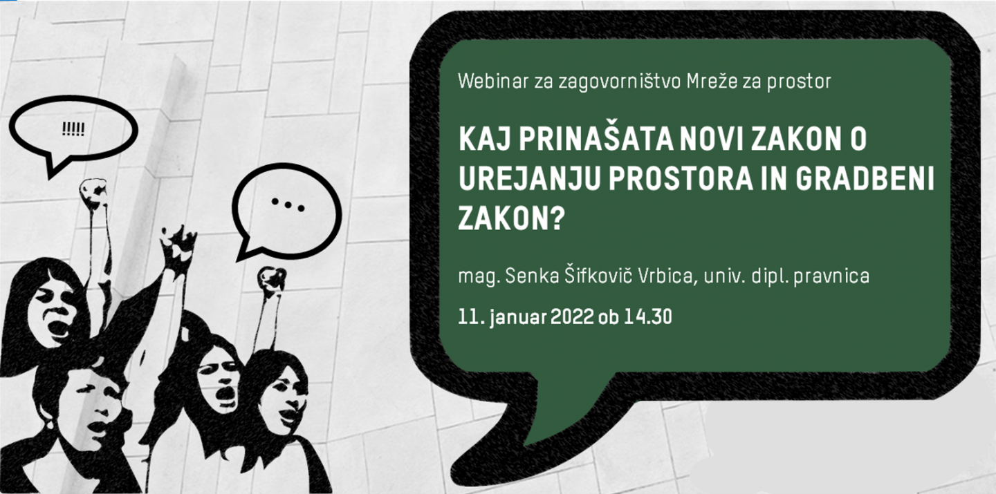 Kaj prinašata nova Zakon o urejanju prostora in Gradbeni zakon?