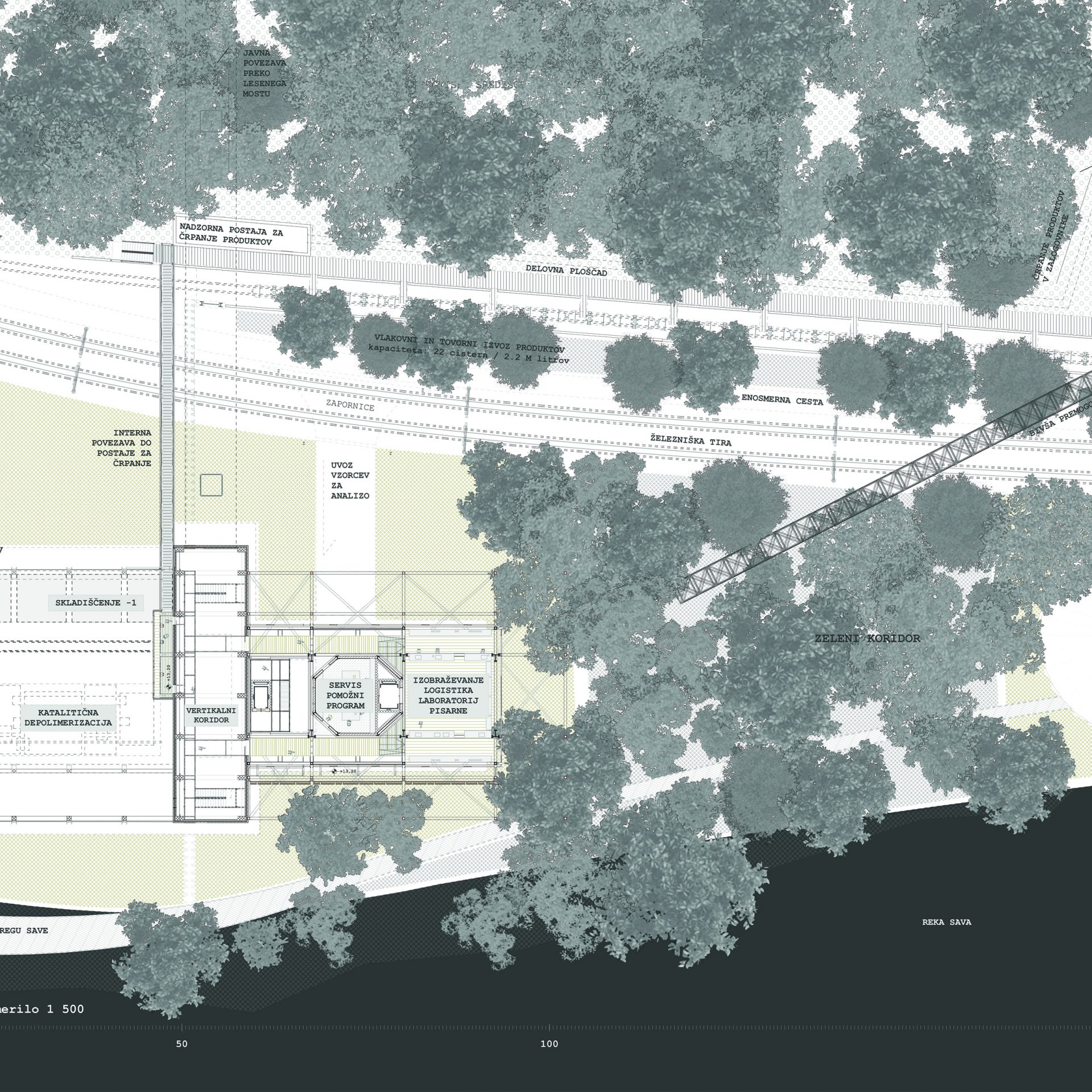 Idejna zasnova rafinerije odpadkov in energetsko središče na območju termoelektrarne Trbovlje, magistrsko delo