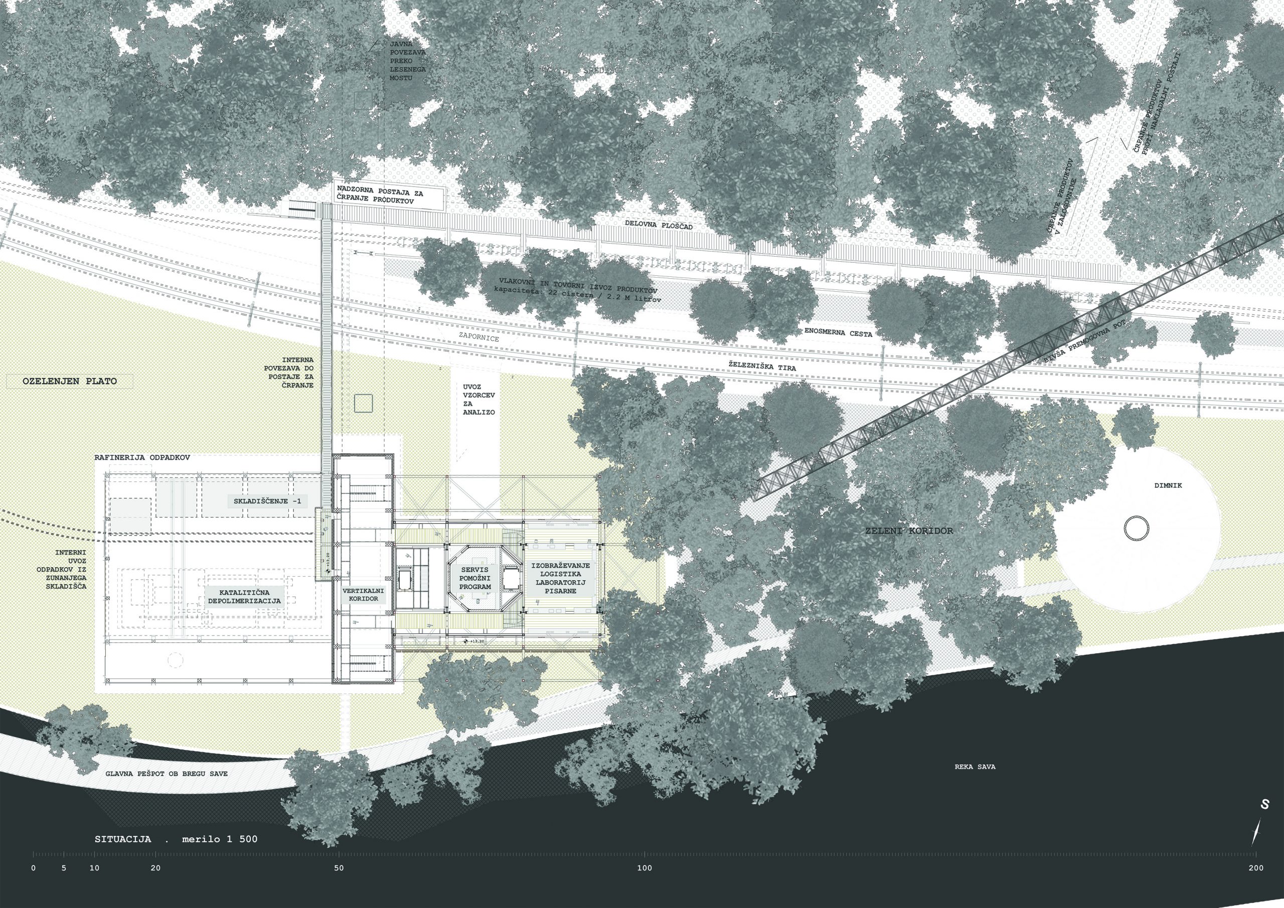 Idejna zasnova rafinerije odpadkov in energetsko središče na območju termoelektrarne Trbovlje, magistrsko delo